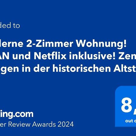 Moderne 2-Zimmer Wohnung! Wlan Und Netflix Inklusive! Zentral Gelegen In Der Historischen Altstadt! Stade Luaran gambar