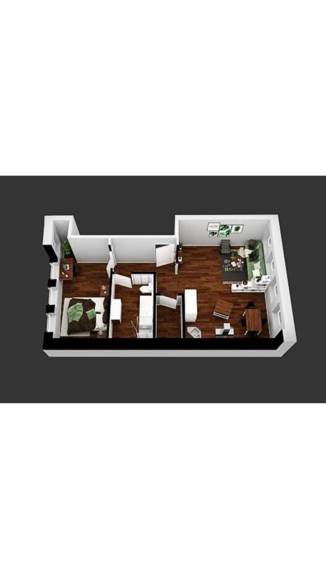 Moderne 2-Zimmer Wohnung! Wlan Und Netflix Inklusive! Zentral Gelegen In Der Historischen Altstadt! Stade Luaran gambar